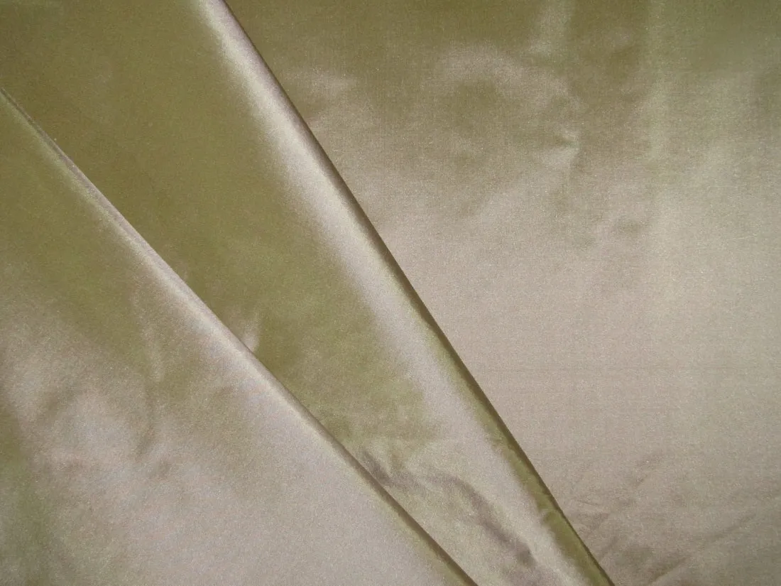 100% Pure Silk Taffeta 32 MOMME pastel pink x beige [golden beige] color 54&quot; wide