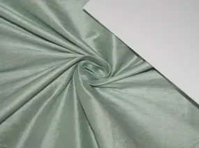 100% silk dupion pastel dusty green color 54&quot; w slubs MM76[6]