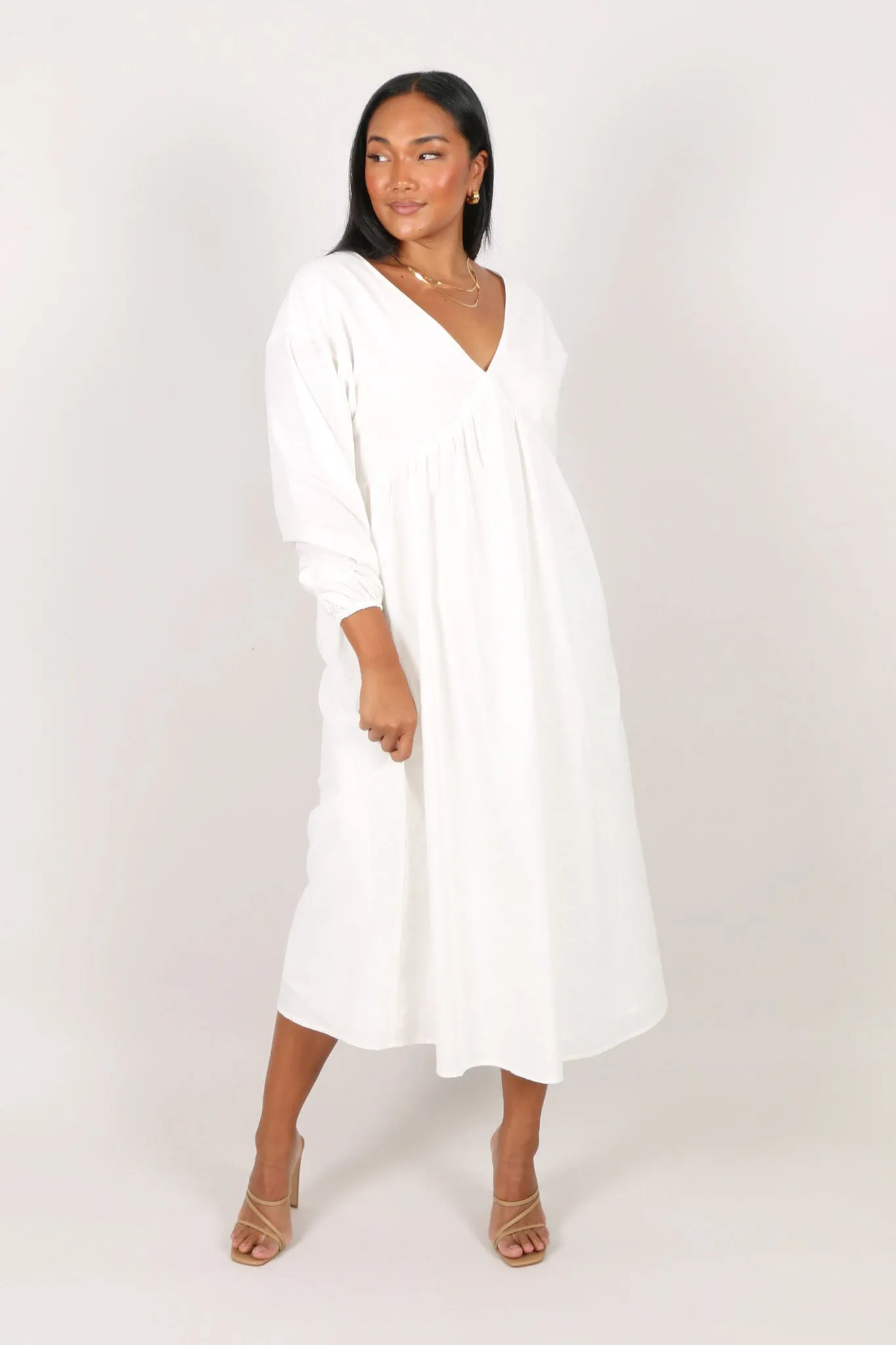 ALESSIA MAXI DRESS WHITE