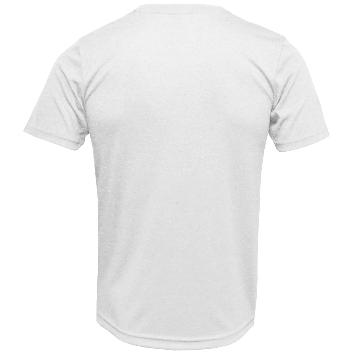 BAW Unisex White Soft-Tek Blended T-Shirt