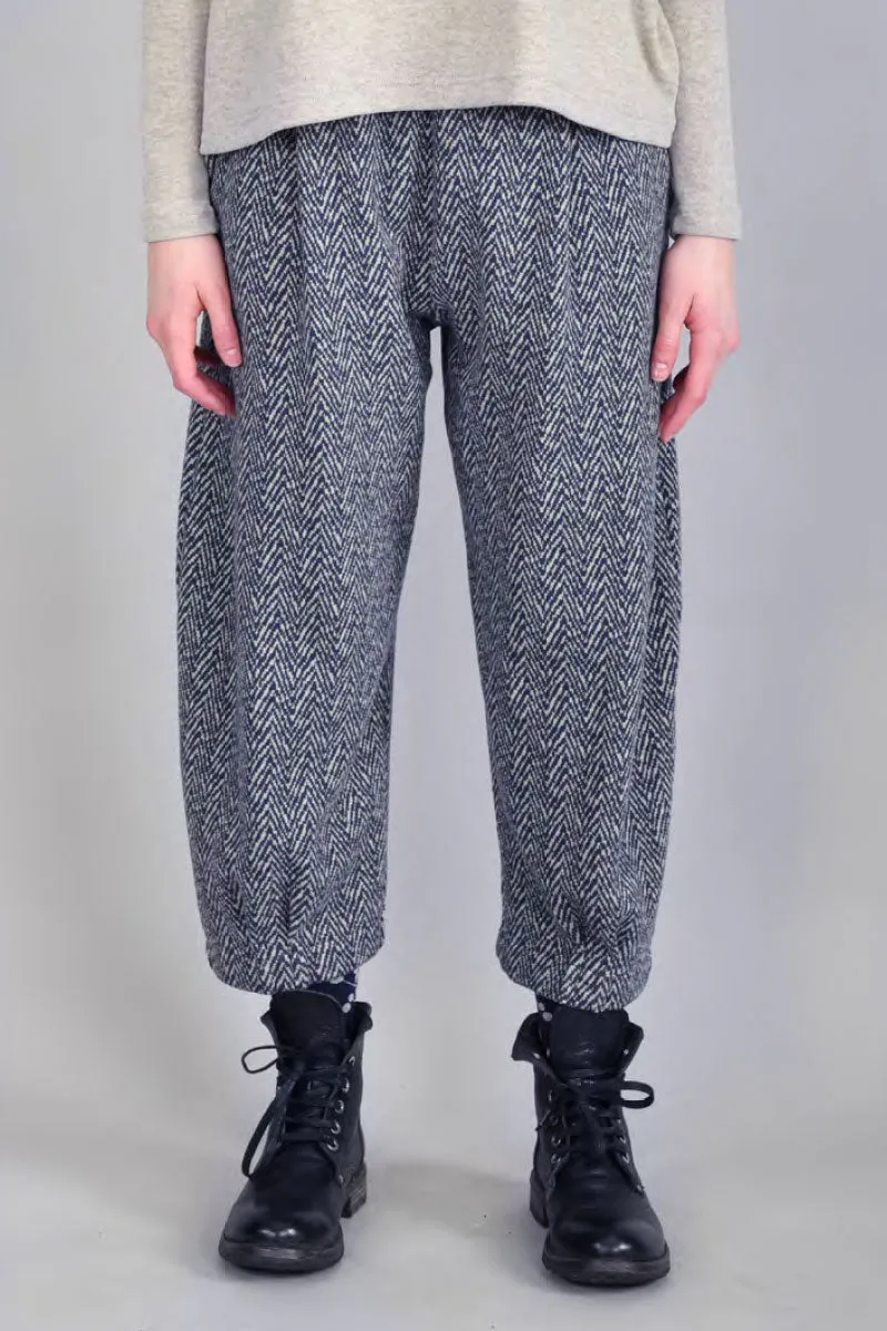 Bianco Trousers Blue Mix