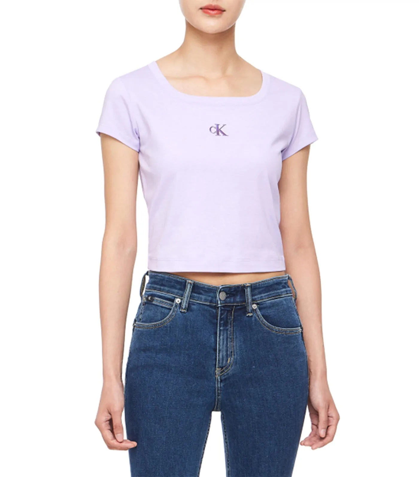 Cooling Logo Baby Tee Pastel Lilac