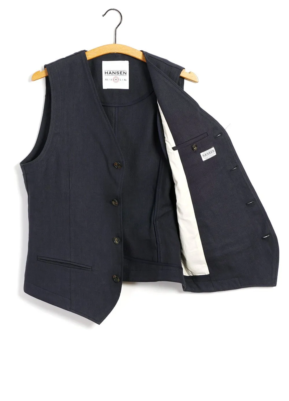 DANIEL | Classic Waistcoat | Dark Blue