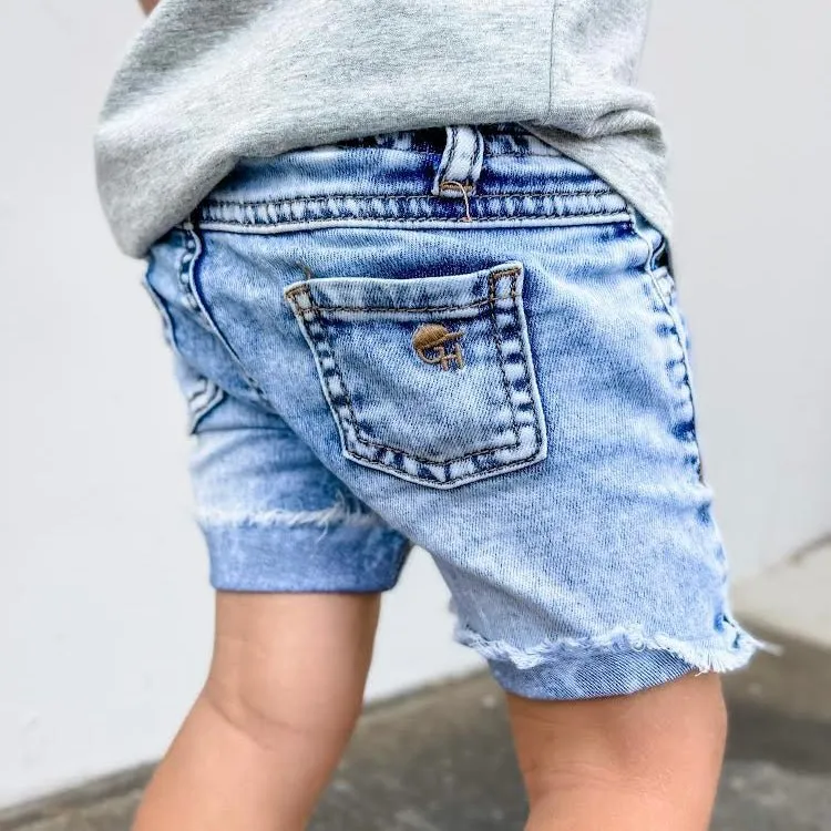 GH Light Denim Shorts