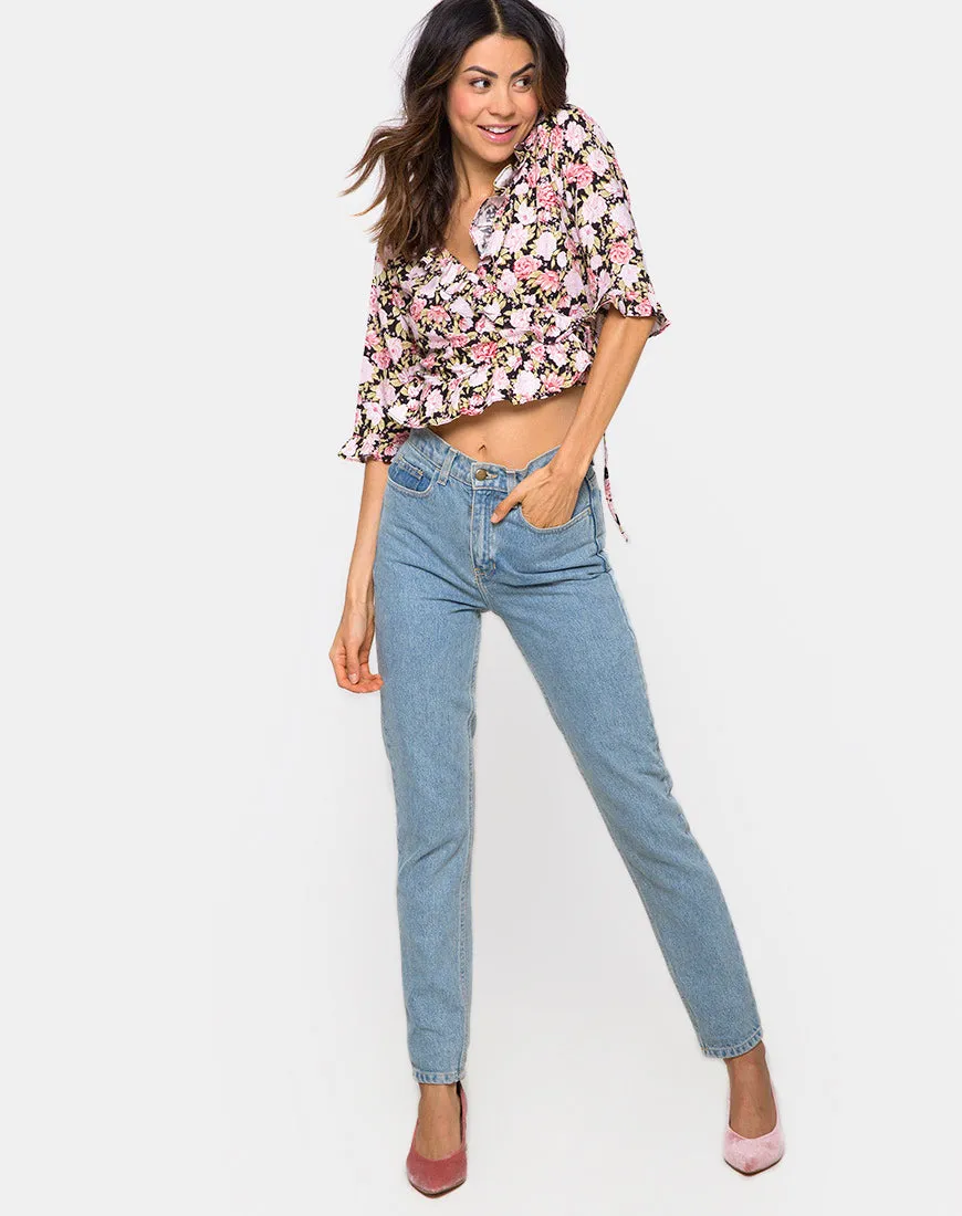 Giam Top in Bloom Floral