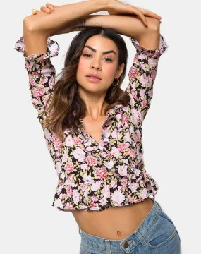 Giam Top in Bloom Floral