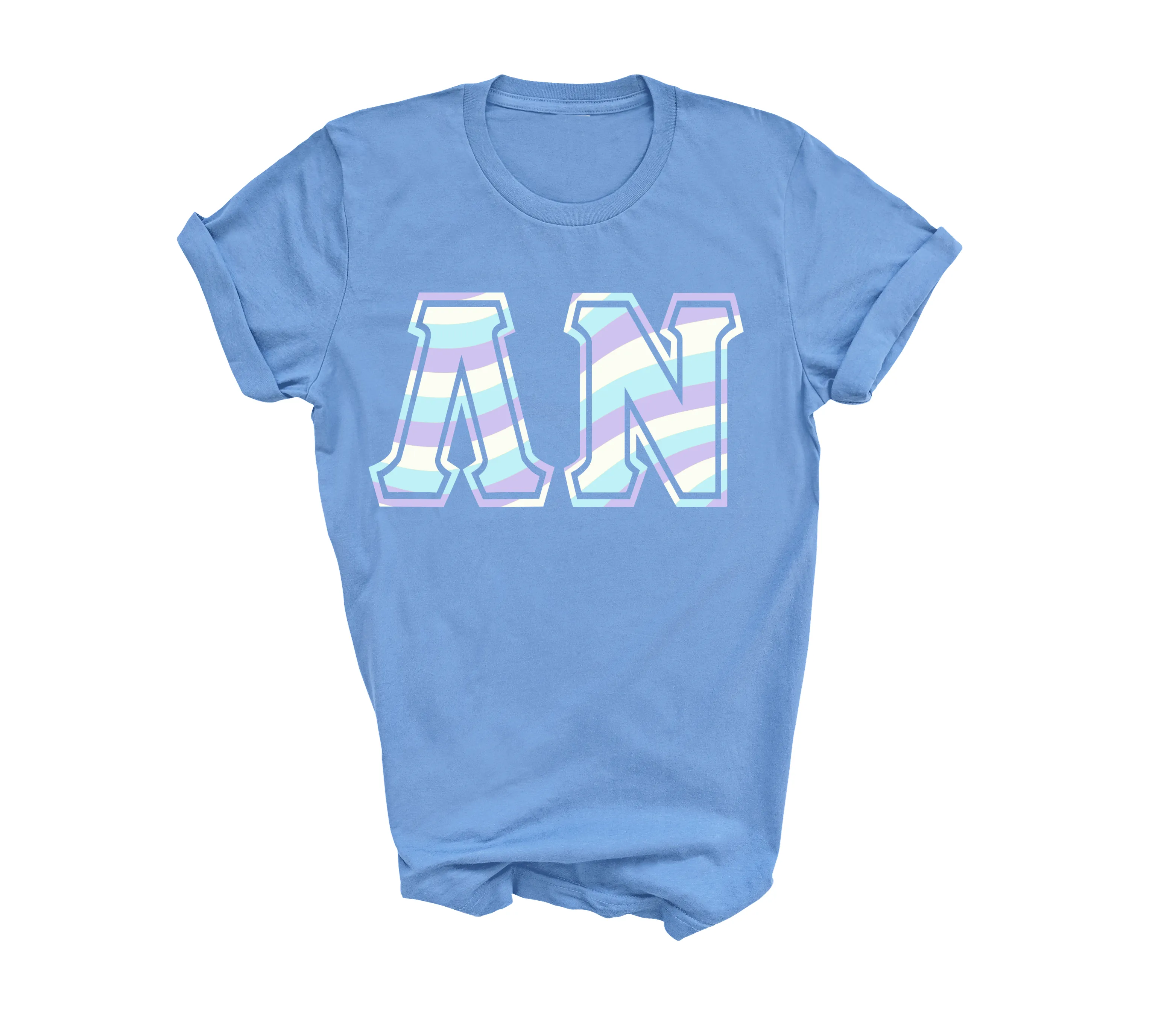 Lambda Nu Soft Style Greek Letters Print Tee