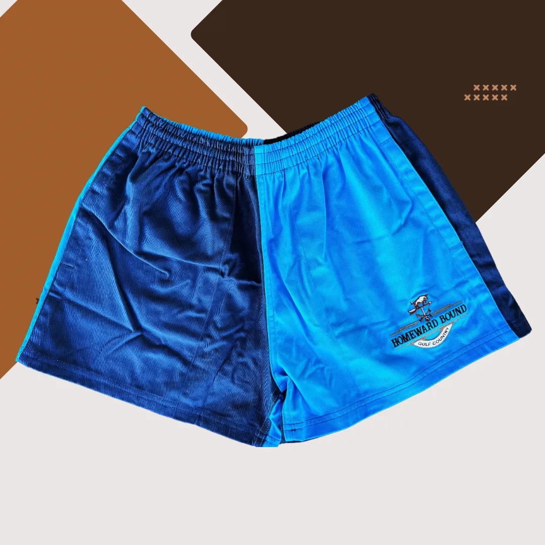 Original HBGC Rugby Shorts Navy/Light Blue