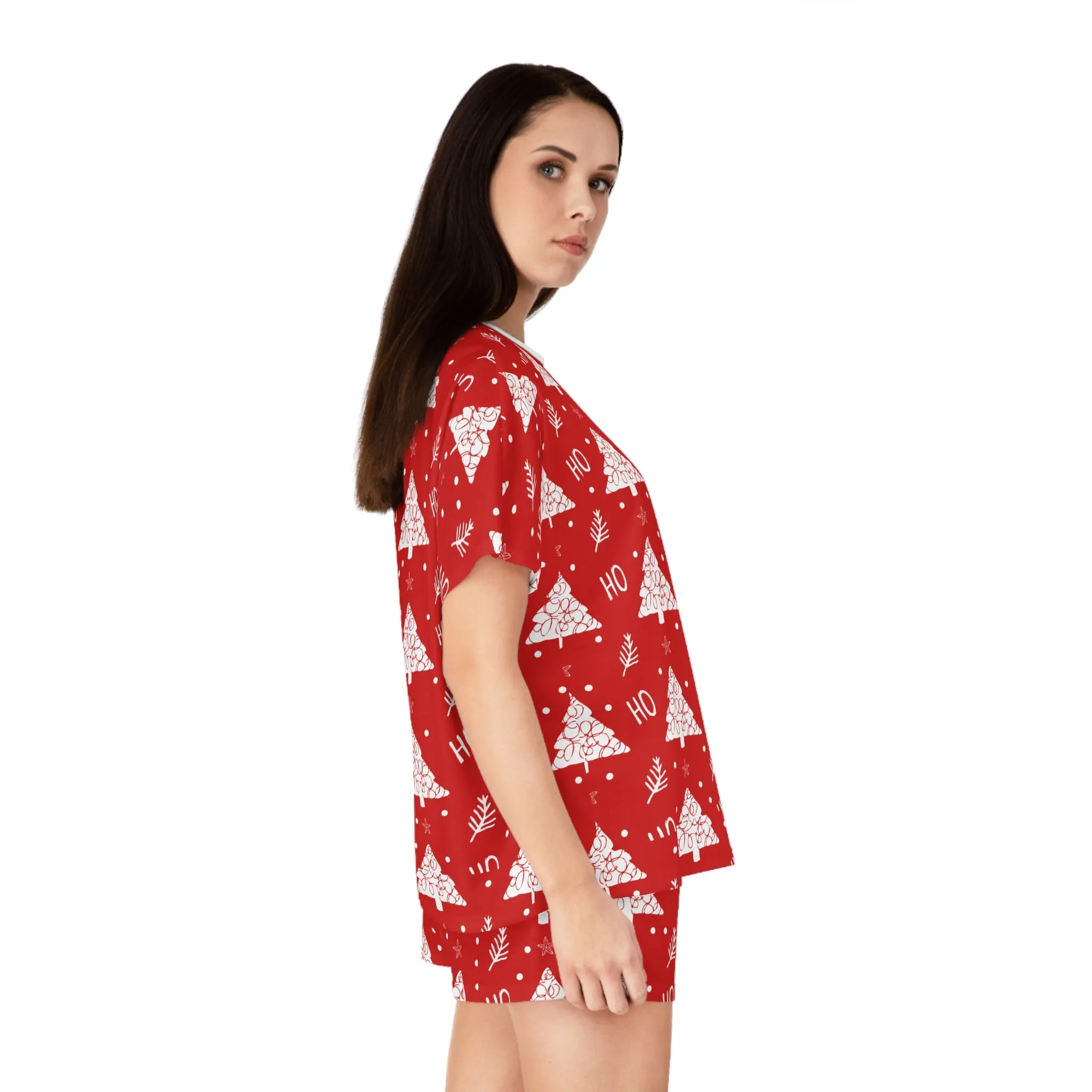 Red Christmas Pajama Set for Women | Holiday Loungewear | Festive Sleepwear Gift