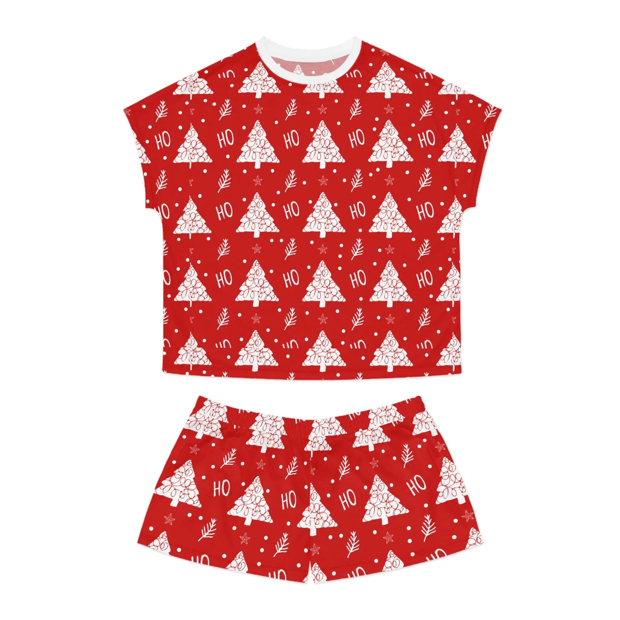 Red Christmas Pajama Set for Women | Holiday Loungewear | Festive Sleepwear Gift