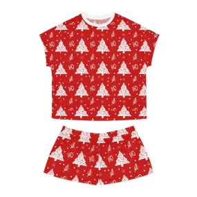 Red Christmas Pajama Set for Women | Holiday Loungewear | Festive Sleepwear Gift