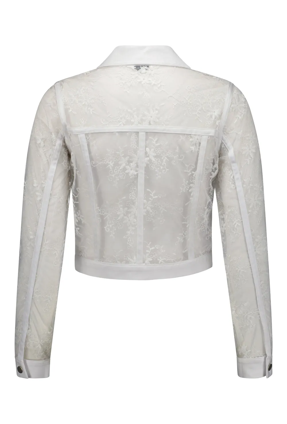 Sally-Ann Lace Jacket White