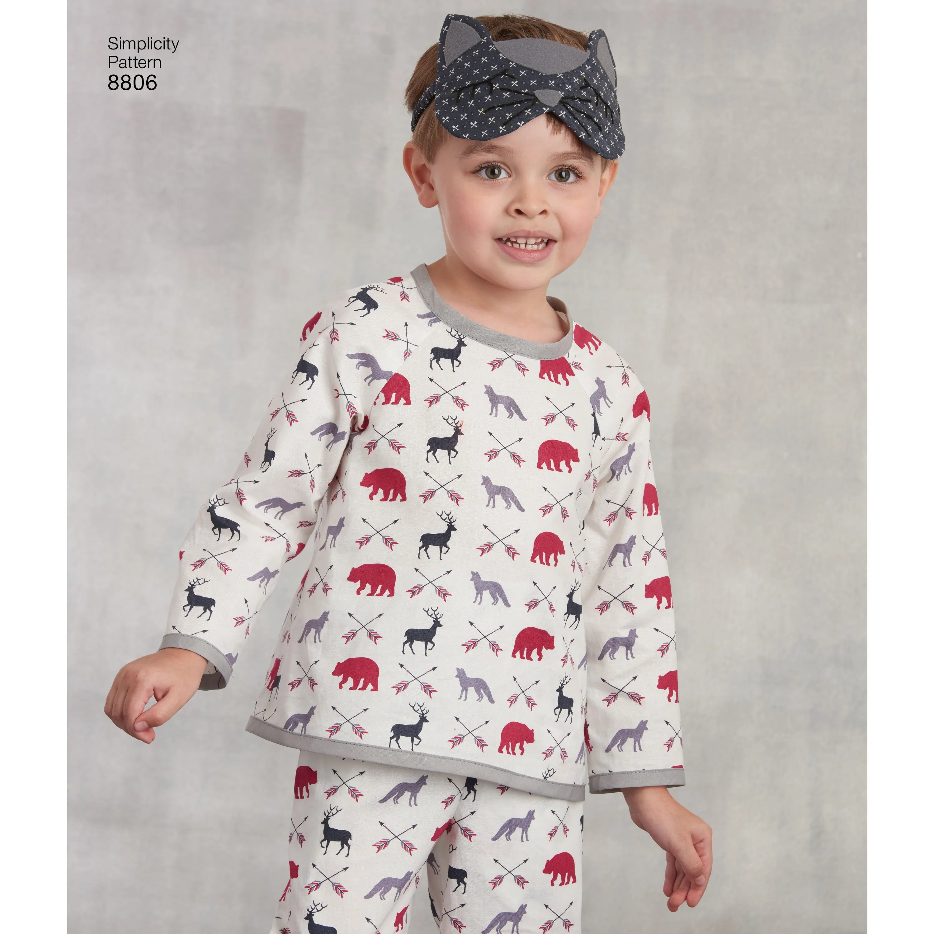 Simplicity Pattern 8806 boys and girls loungewear