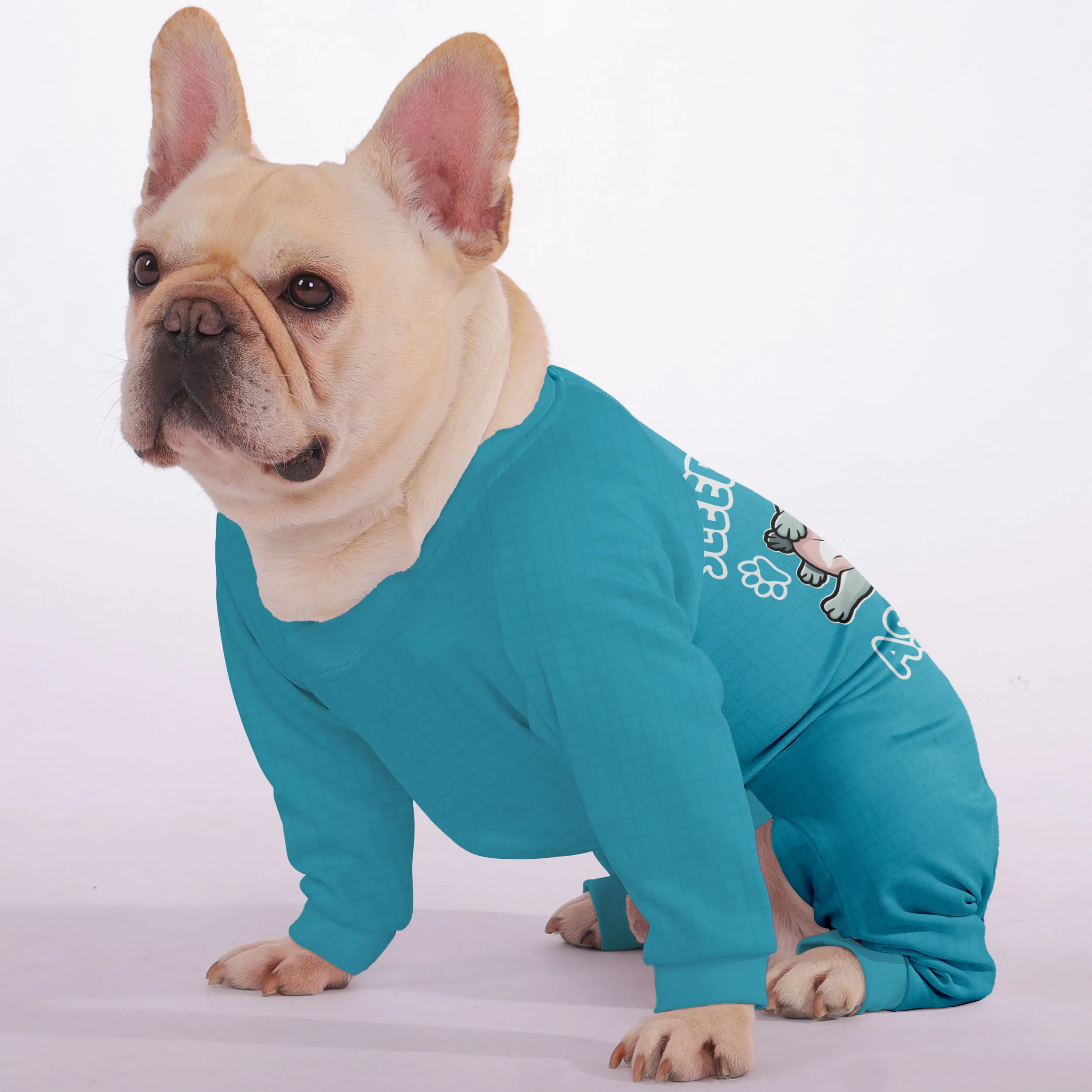 Sleep now , Ask later - Frenchie Pajamas – Ultra-Soft, Cozy, & Adorably Stylish