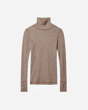 That Comfy Highneck - Walnut Melange