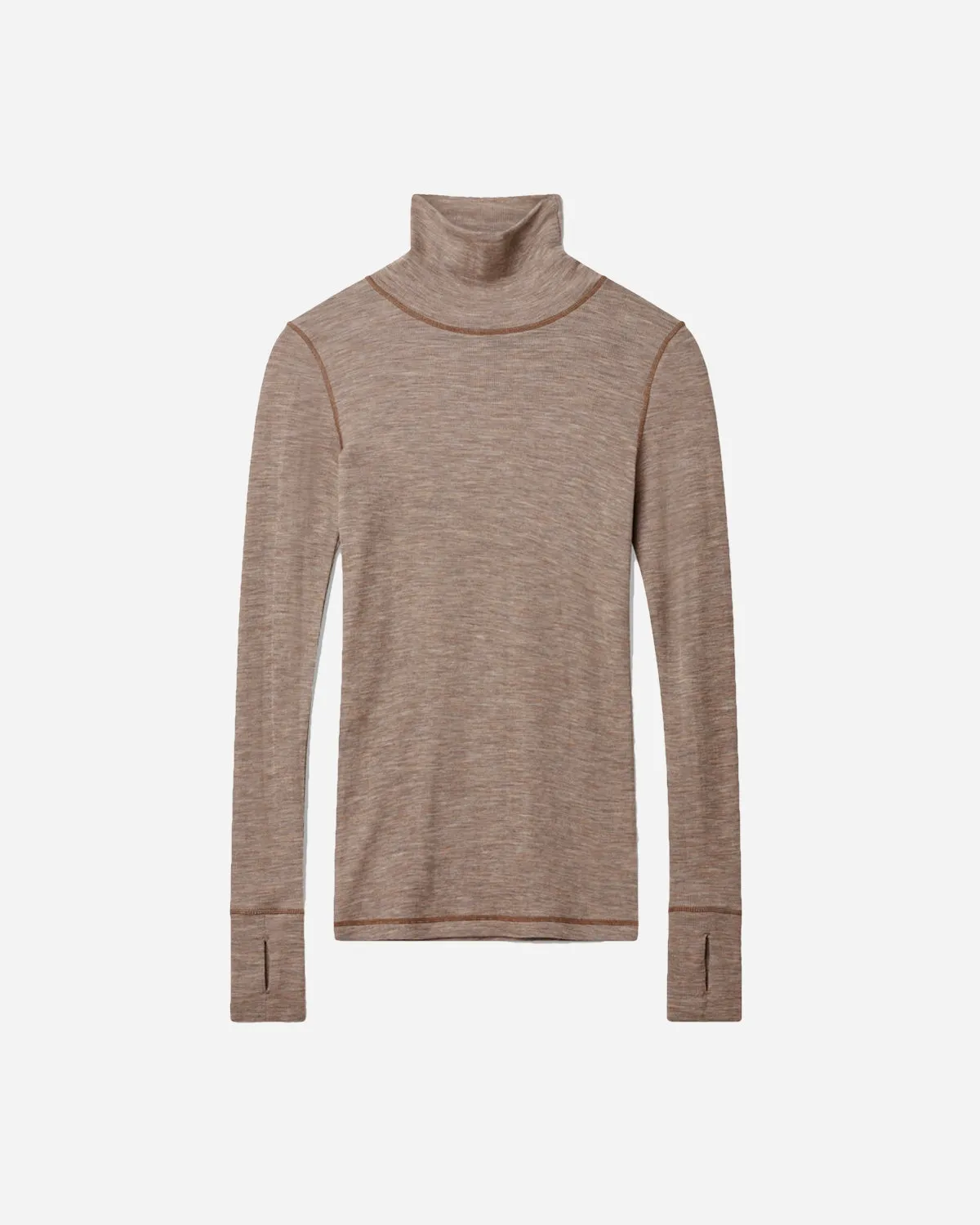 That Comfy Highneck - Walnut Melange