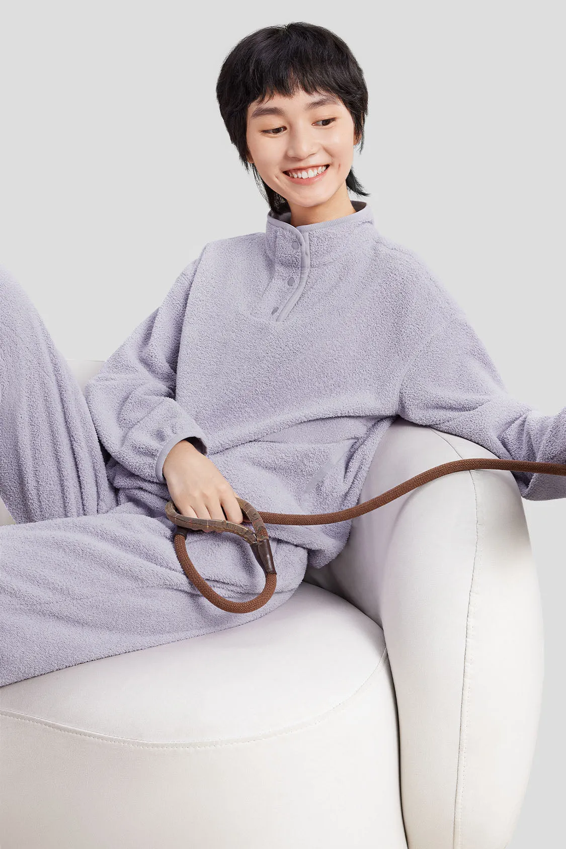 Women's Cozy Fleece Loungewear Set