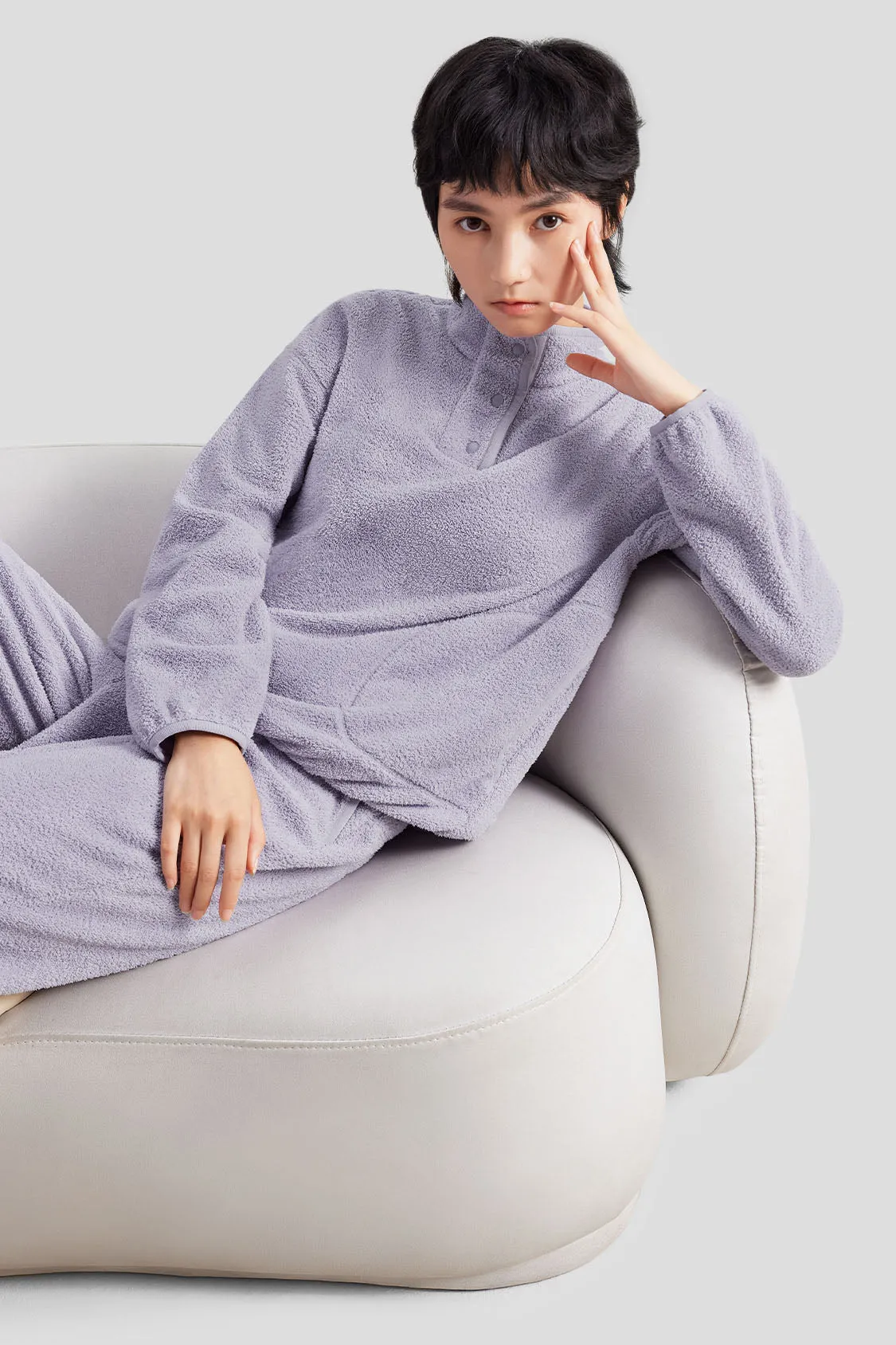 Women's Cozy Fleece Loungewear Set