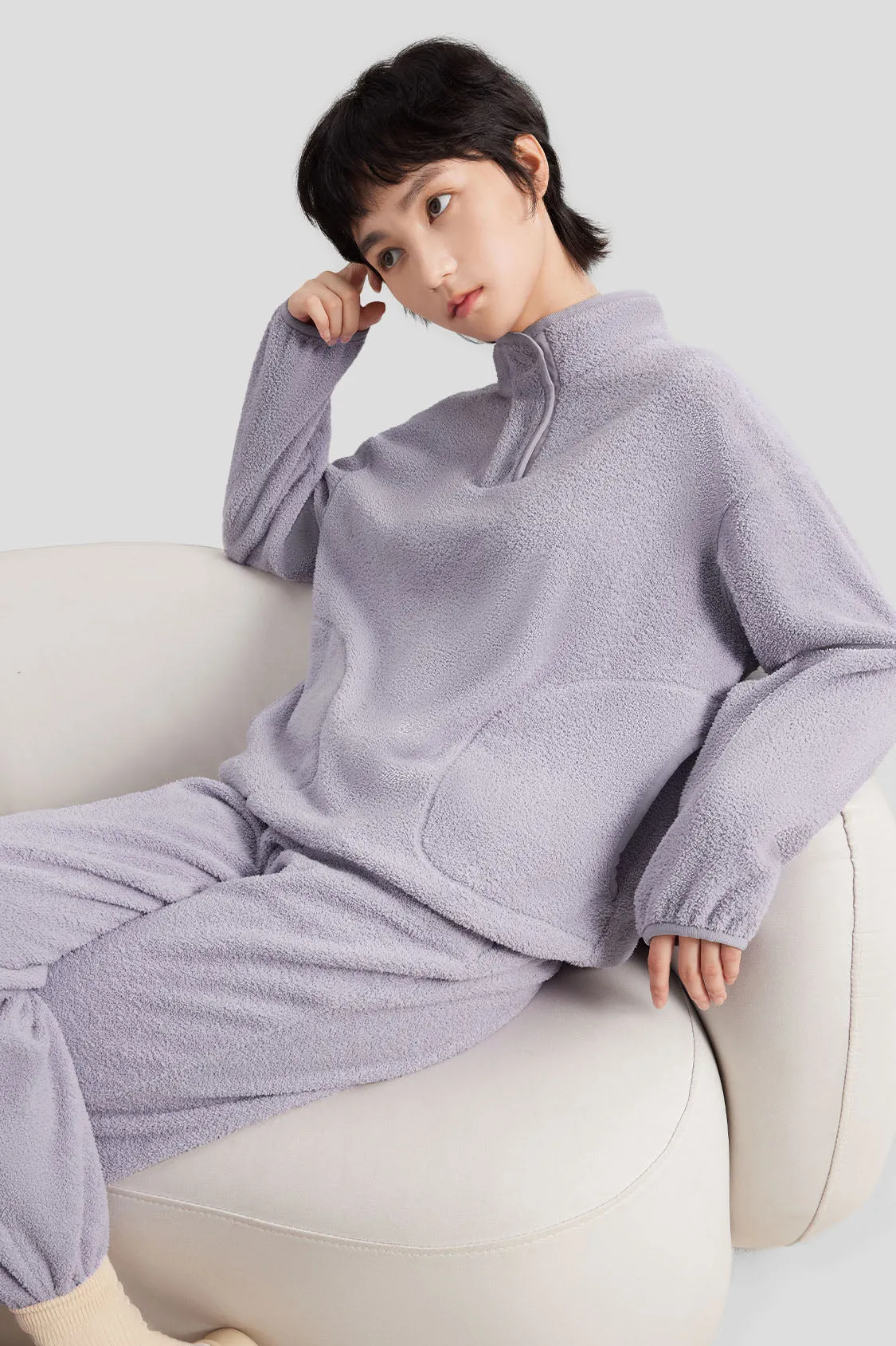 Women's Cozy Fleece Loungewear Set