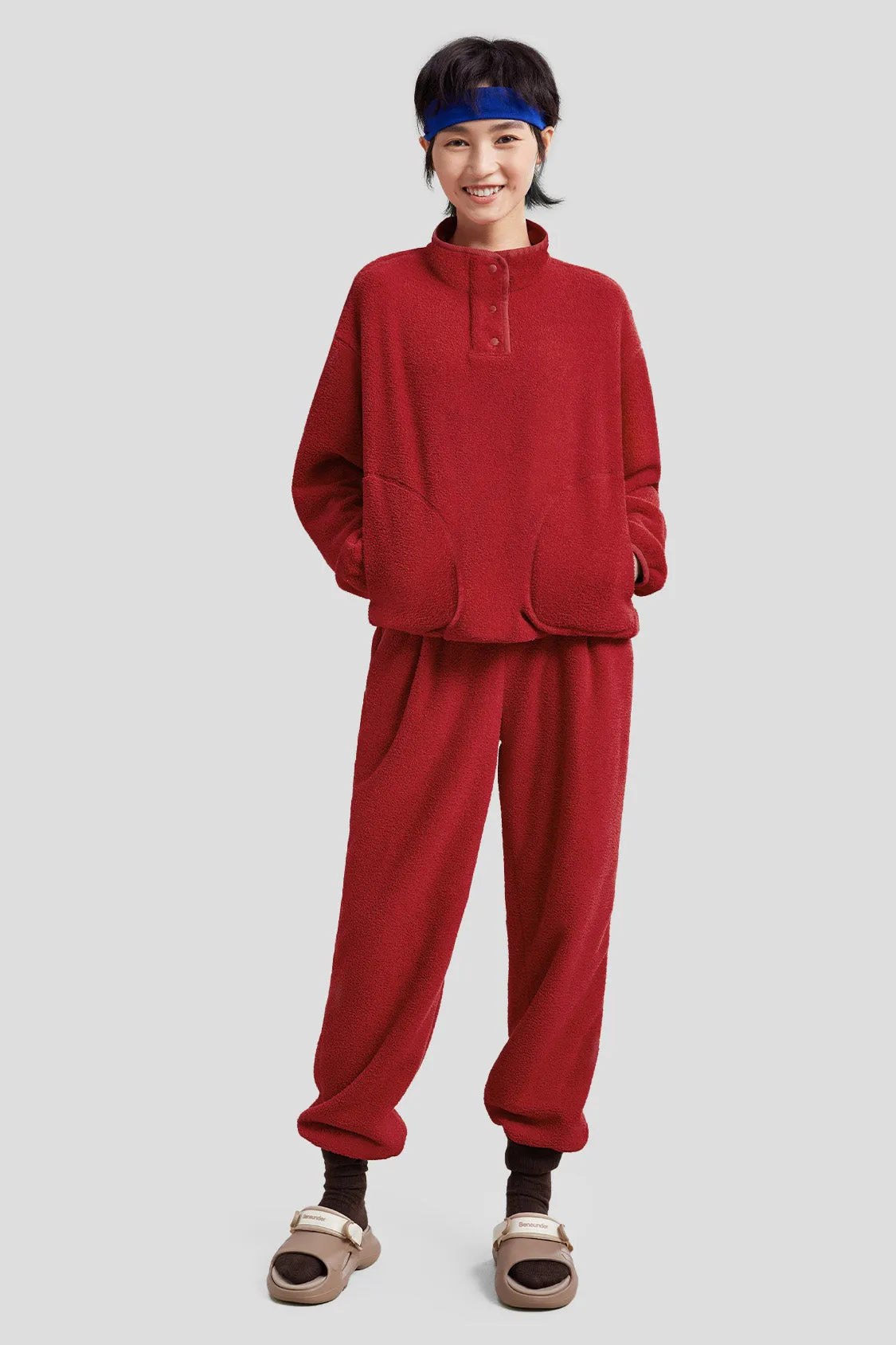 Women's Cozy Fleece Loungewear Set