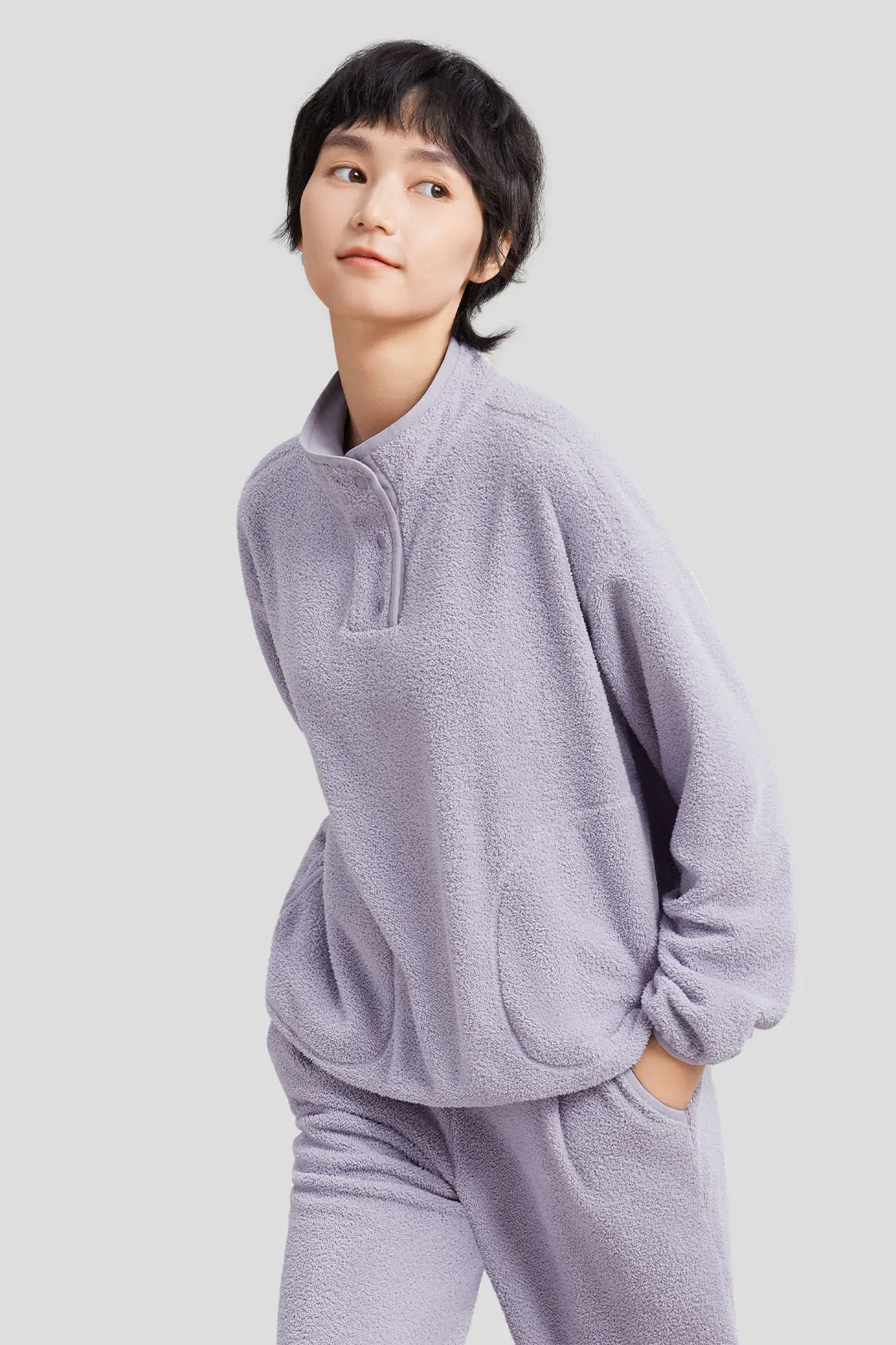 Women's Cozy Fleece Loungewear Set