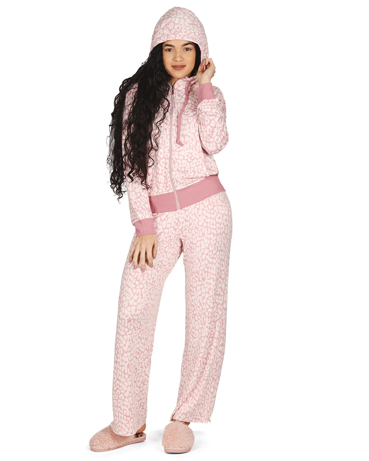 Women's Soft and Cozy Allover Leopard Print Lounge Pants