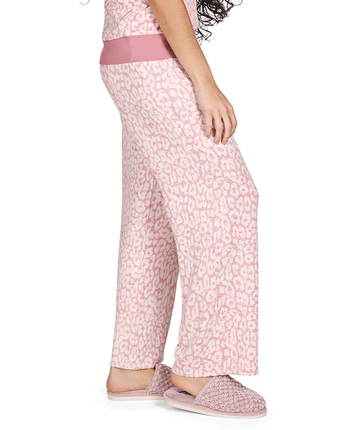 Women's Soft and Cozy Allover Leopard Print Lounge Pants